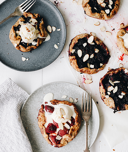 7 Ingredient Mini Berry Galettes