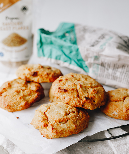 'cheesy' vegan kumara scones