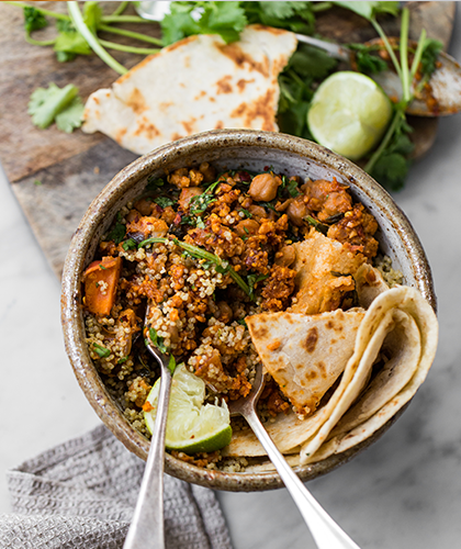 Chickpea and Cauliflower Curry