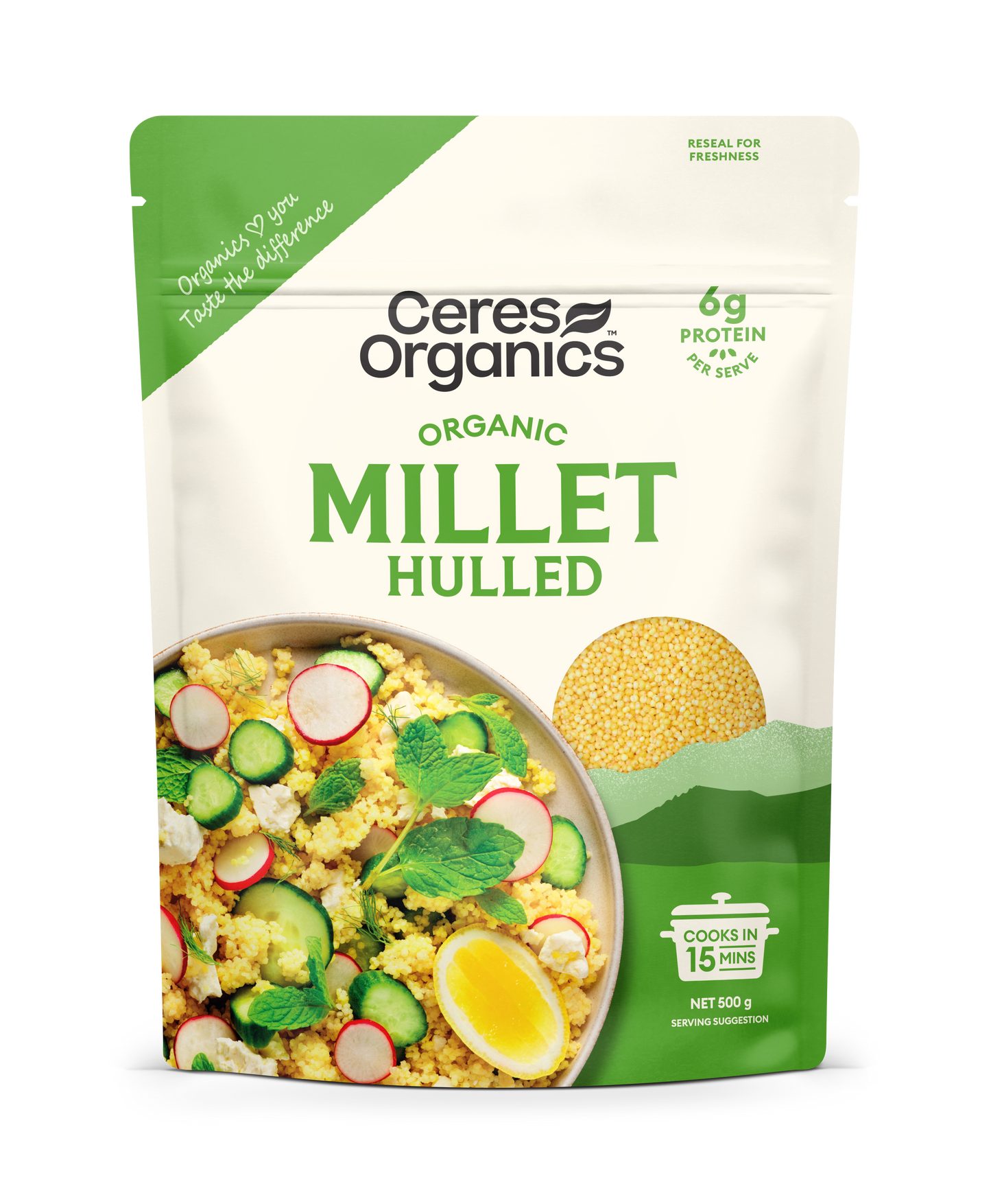 Organic Hulled Millet - 500g