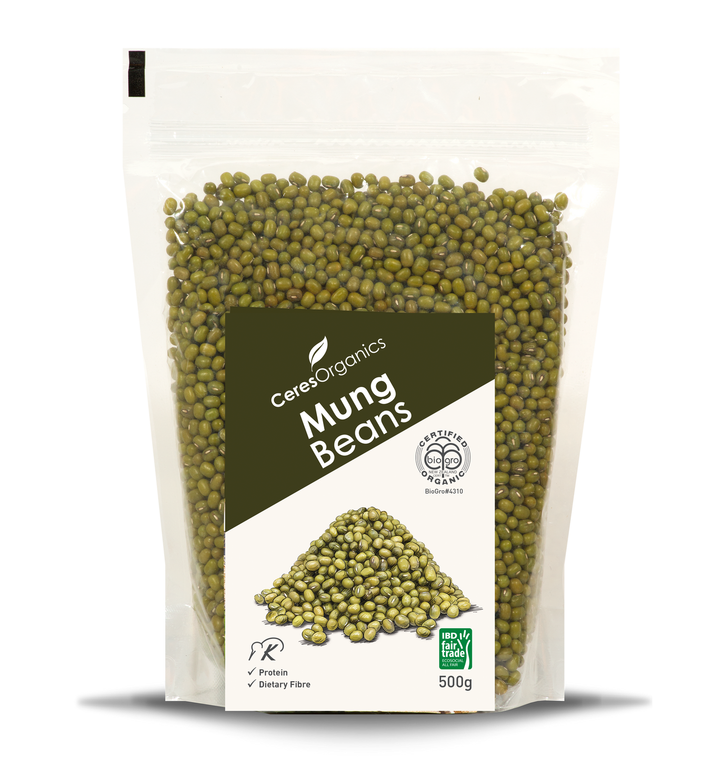 Organic Mung Beans - 500g