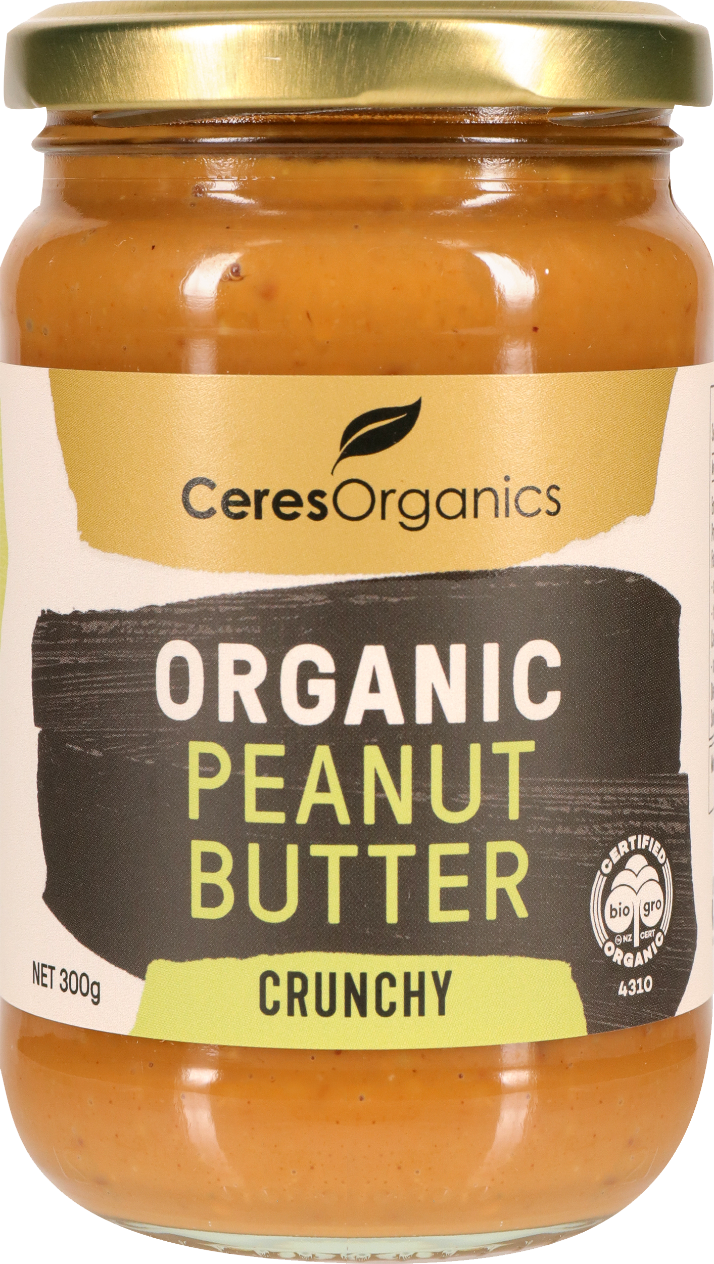 Organic Peanut Butter, Crunchy - 300g