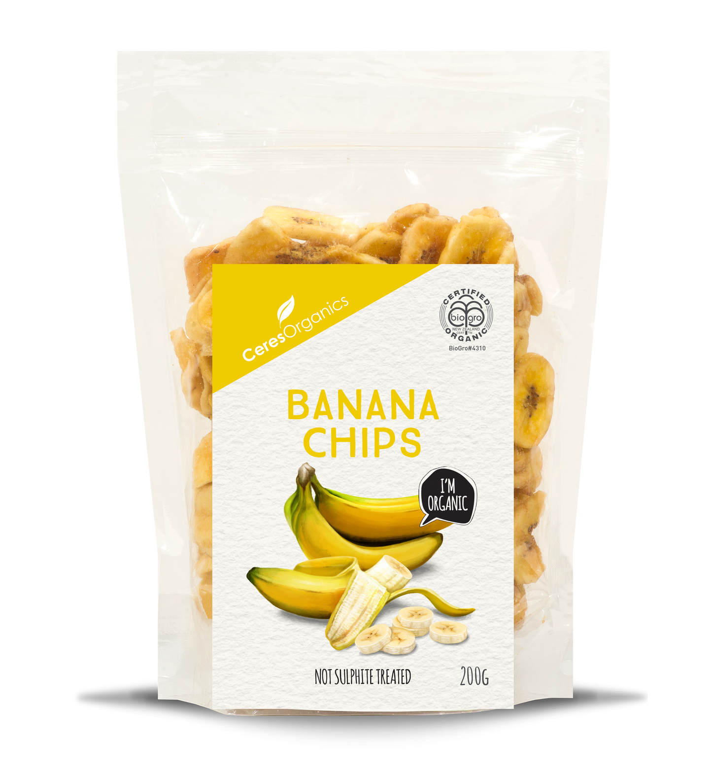 Organic Banana Chips - 200g