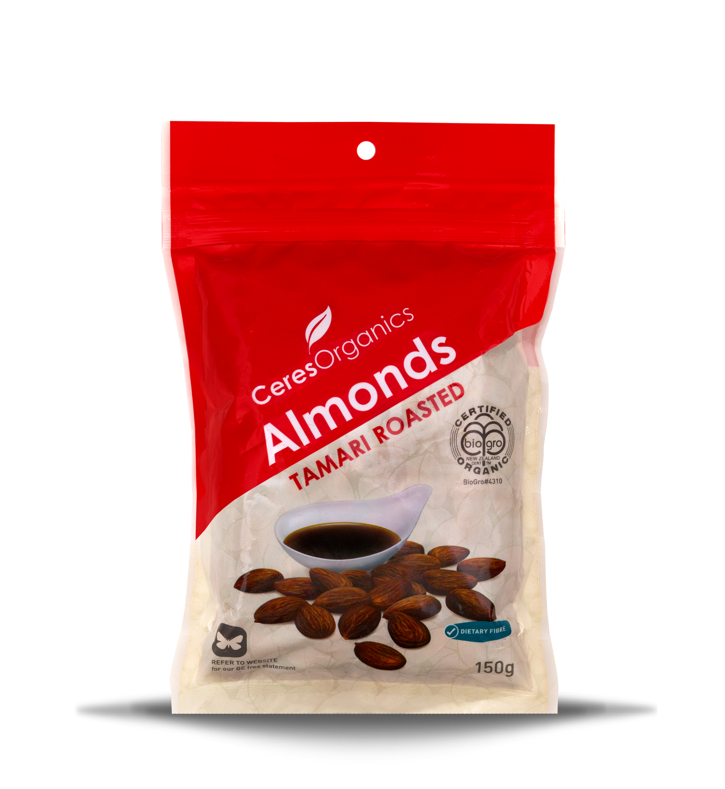 Organic Almonds, Tamari Roasted - 150g