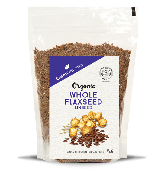 Organic Whole Flaxseed - 450g