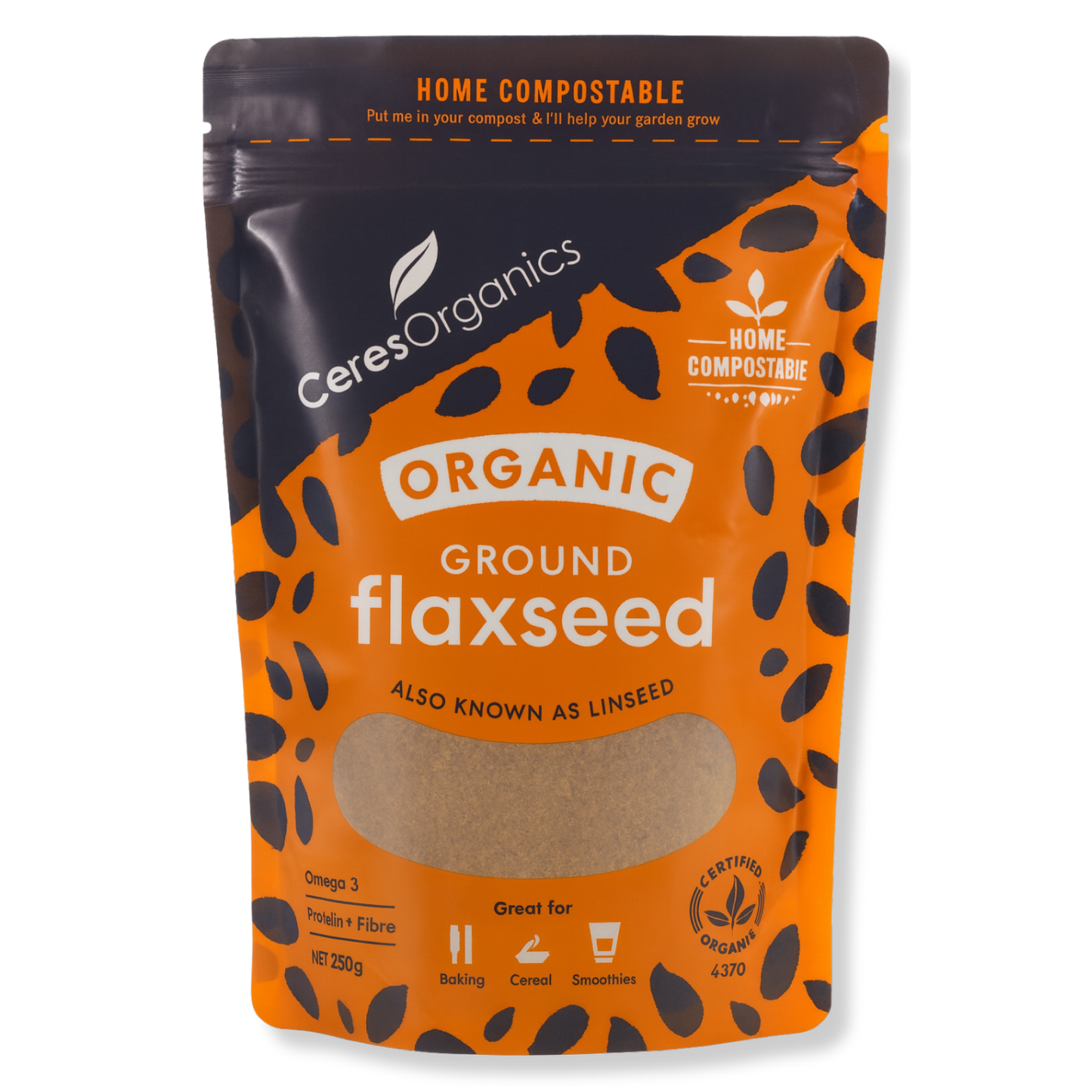Organic Ground Flaxseed - 250g