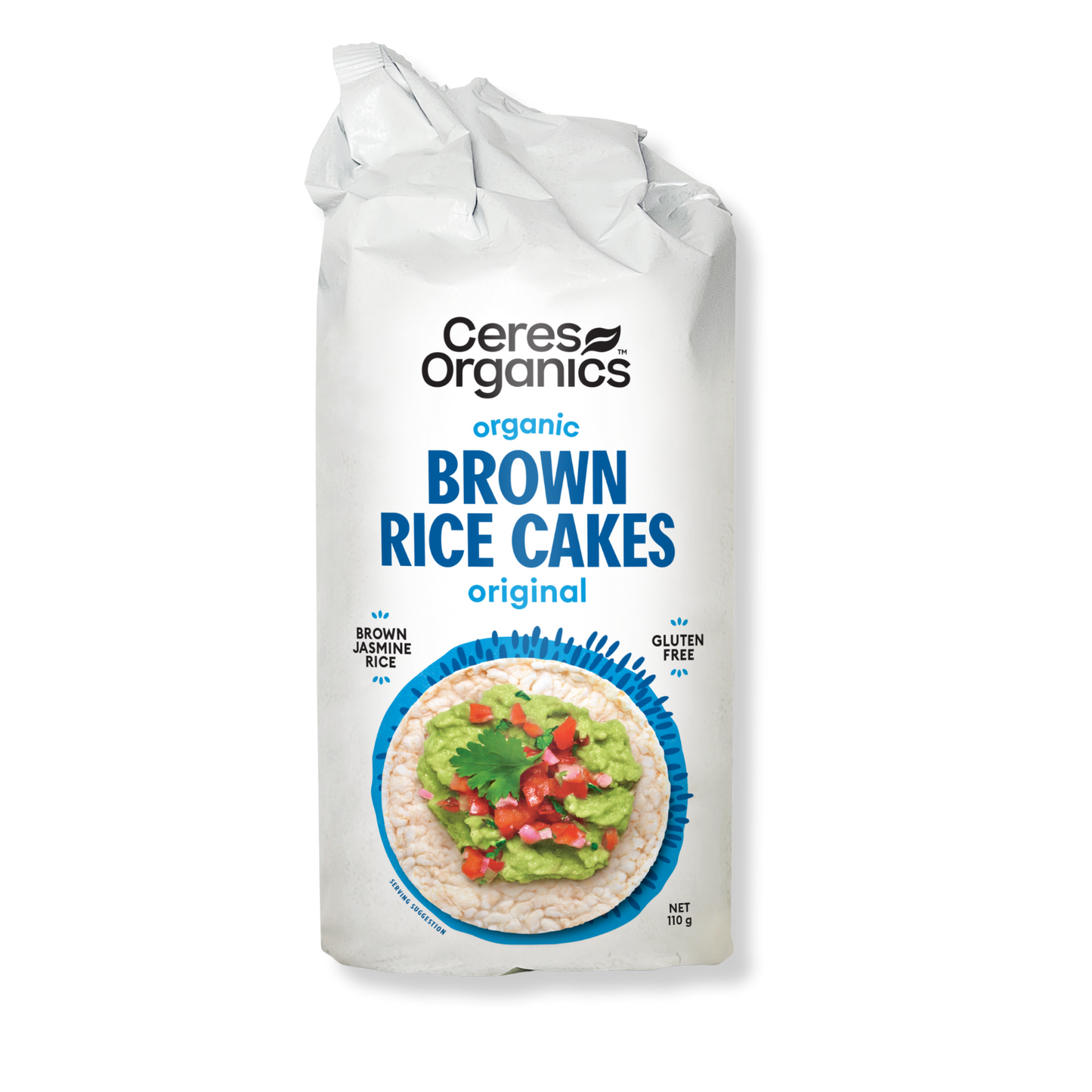 Organic Brown Rice Cakes, Original - 110g