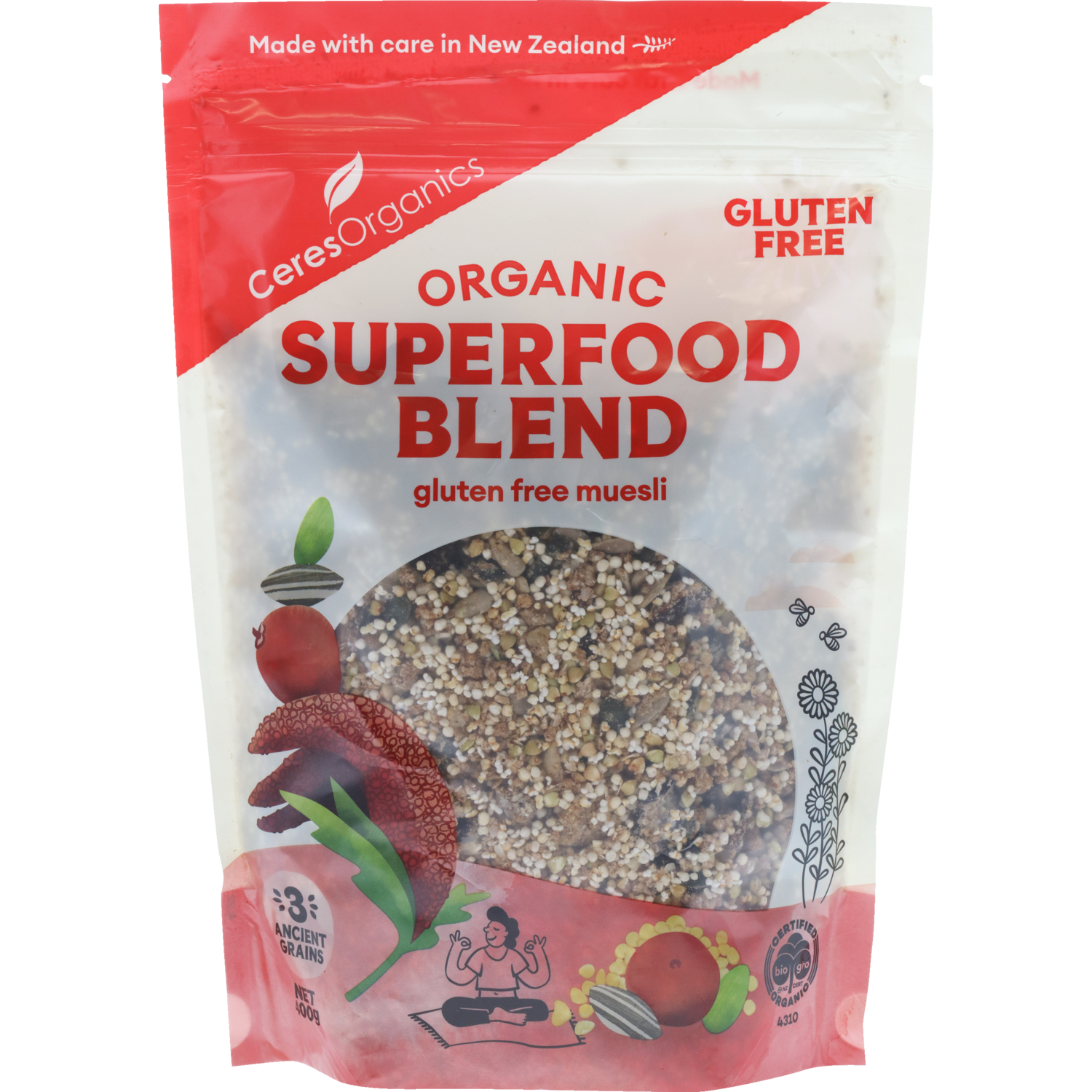 Organic Superfruit Muesli (375g) — TEMBO FOODS