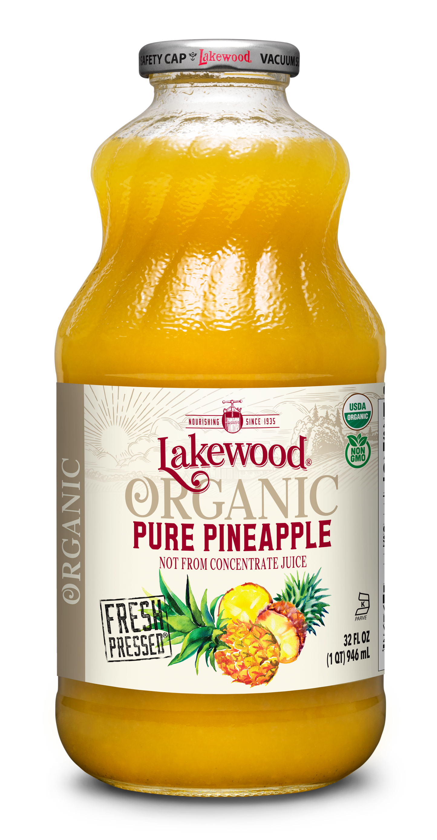 Organic Pineapple Juice - 946ml