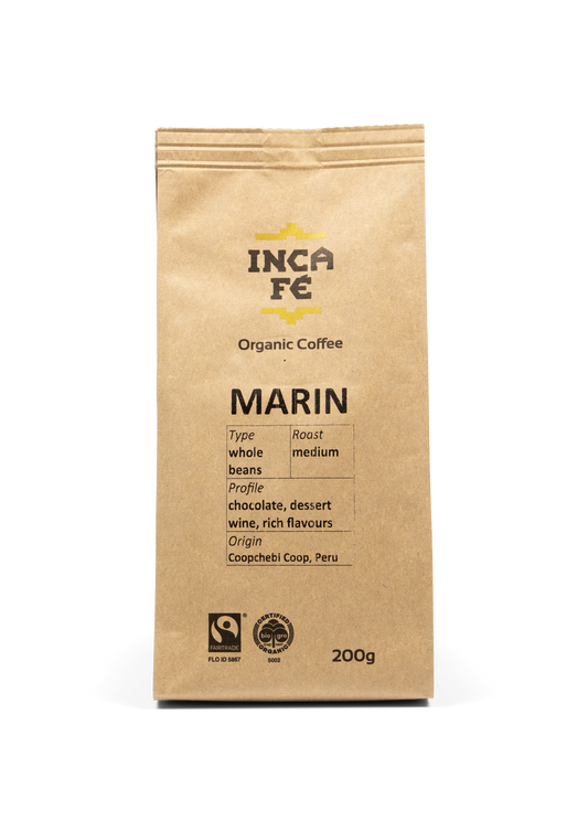 IncaFe Marin Estate Coffee Beans - 200g
