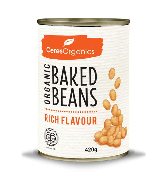 Organic Baked Beans, Rich Flavour - 420g