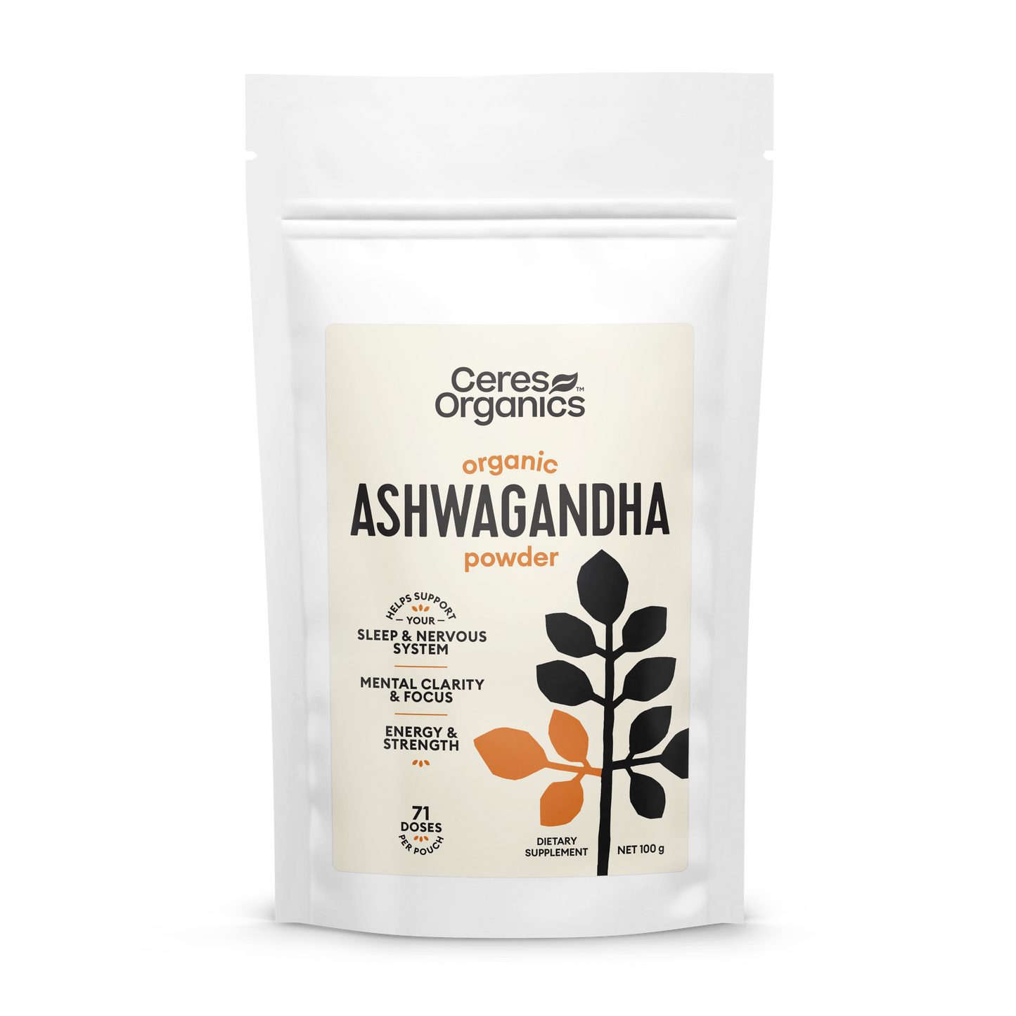 Organic Ashwagandha Powder - 100g