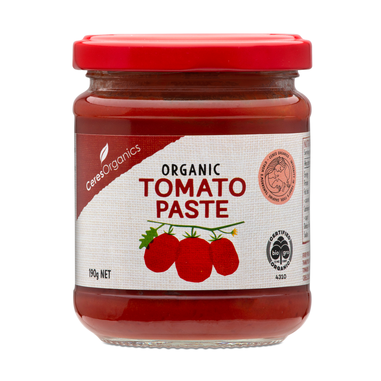Organic Tomato Paste - 190g