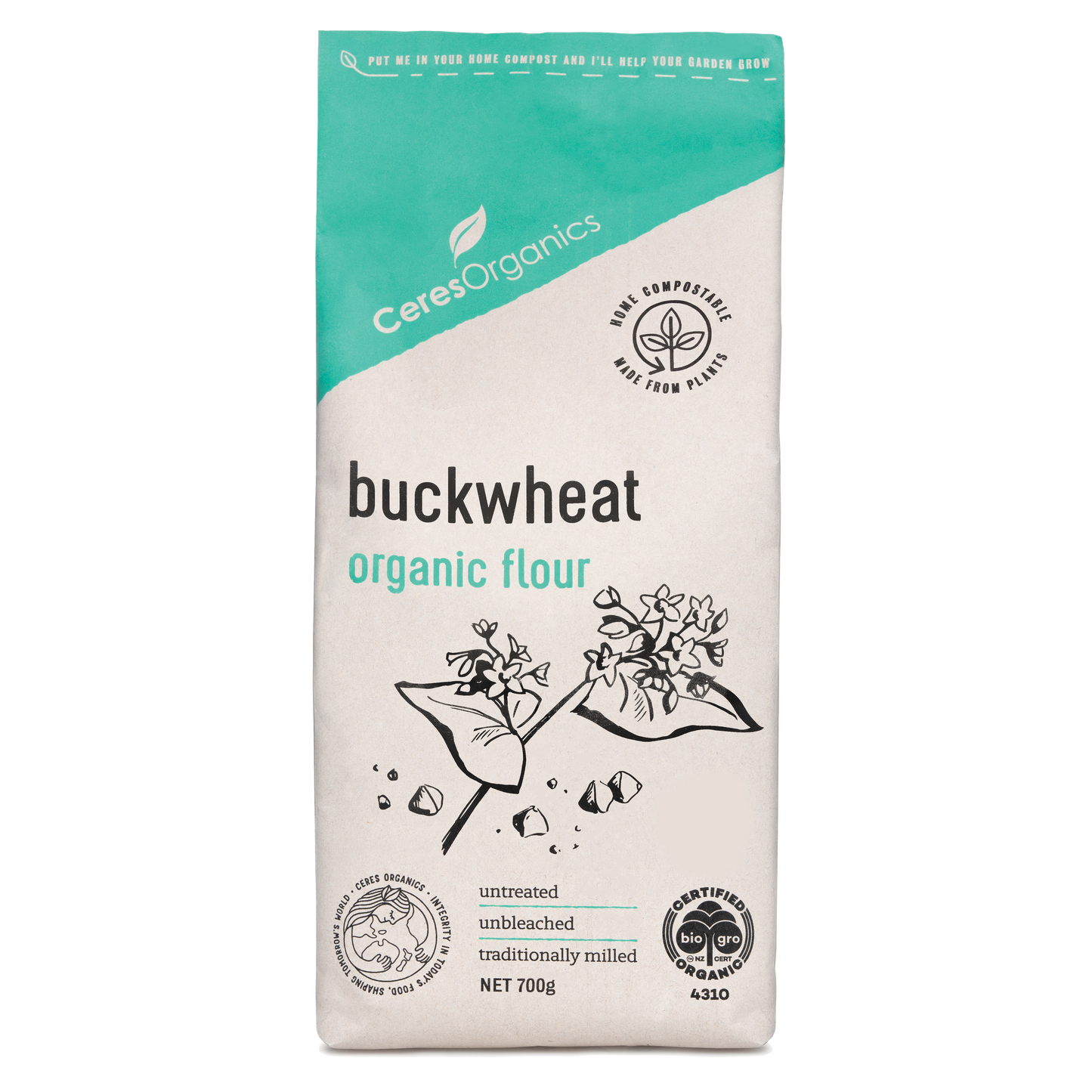 Organic Buckwheat Flour - 700g