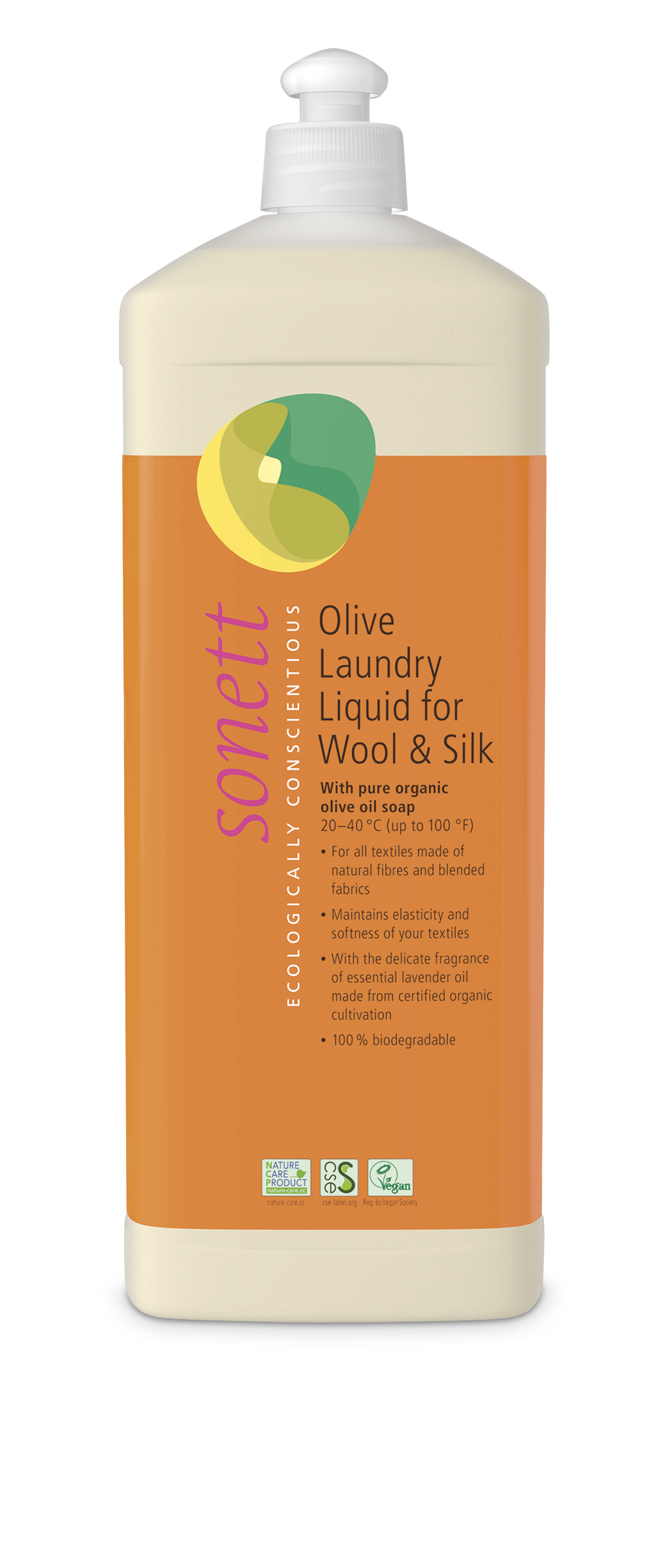 Sonett Olive Laundry Liquid for Wool & Silk - 1L