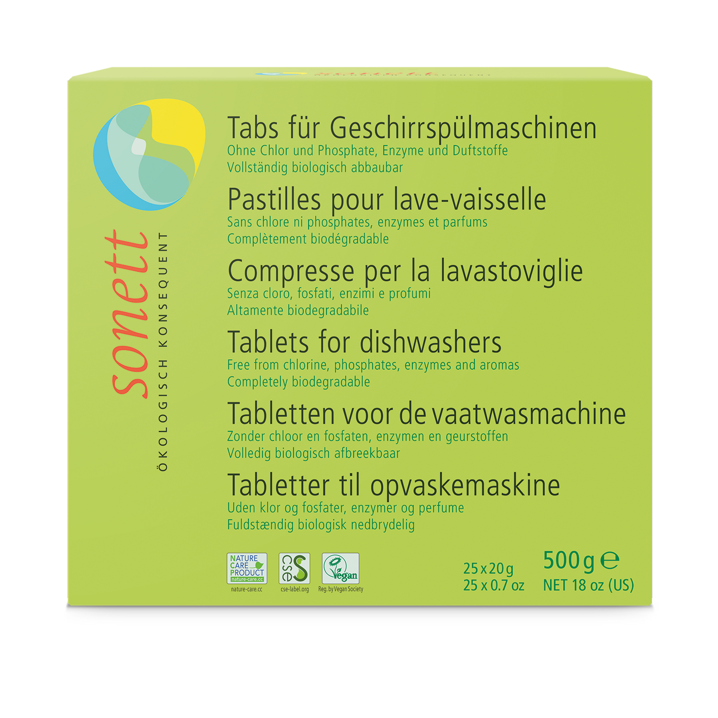 Sonett Dishwasher Tablets - 500g