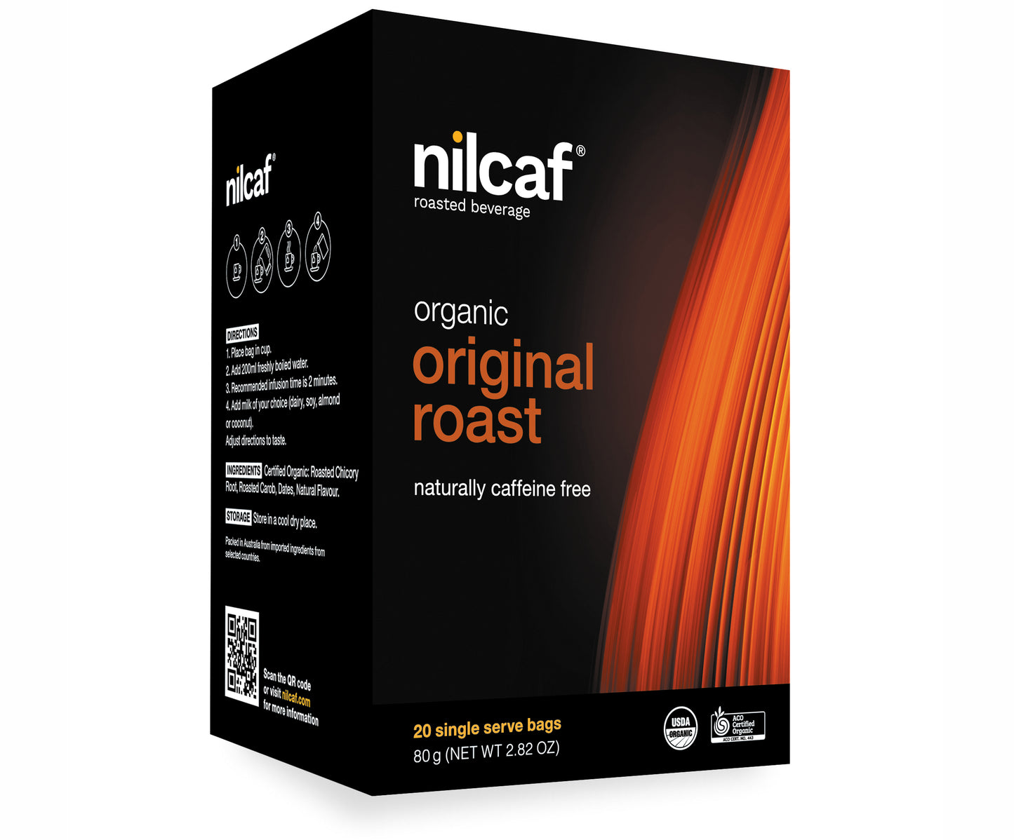Nilcaf Roasted Beverage - Original Roast - 20bag