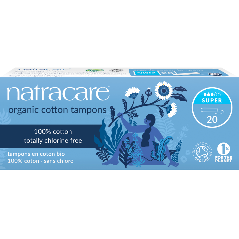 Natracare Organic Super Tampons - 20pk
