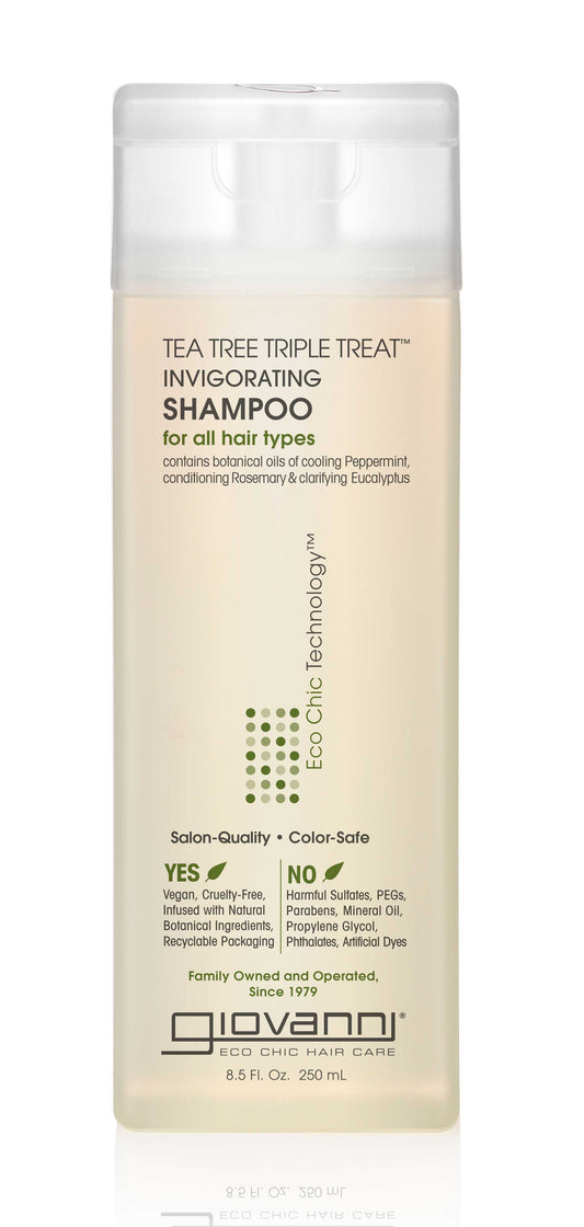 Giovanni Tea Tree Triple Treat Invigorating Shampoo 250ml - 250ml