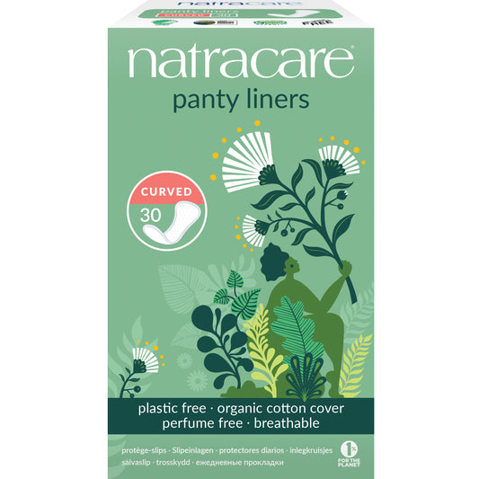 Natracare Curved Panty Liners 30s - 30pk