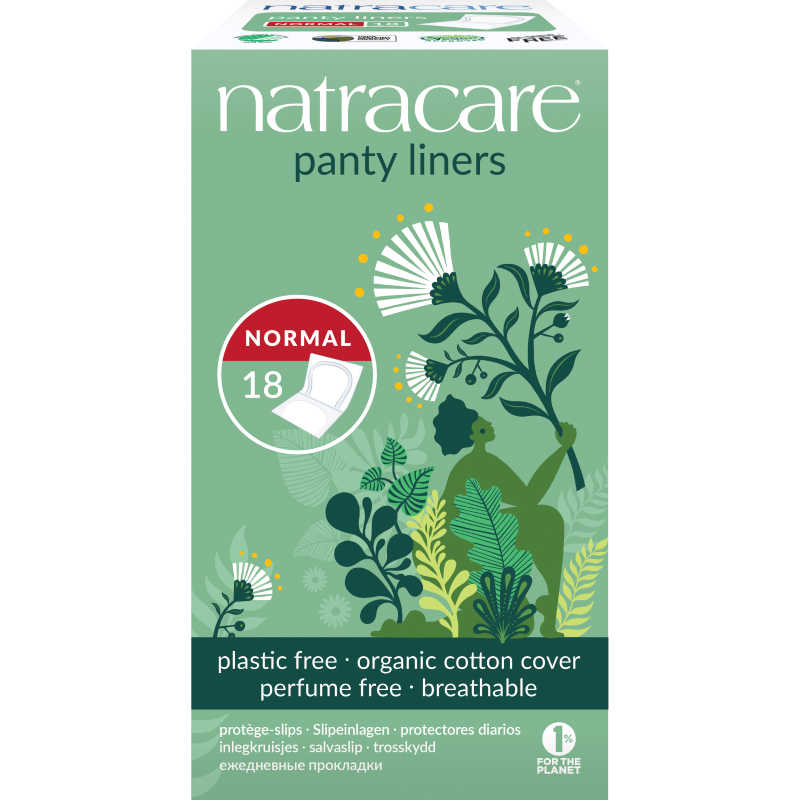 Natracare Normal Panty Liners Purse Pack - 18pk