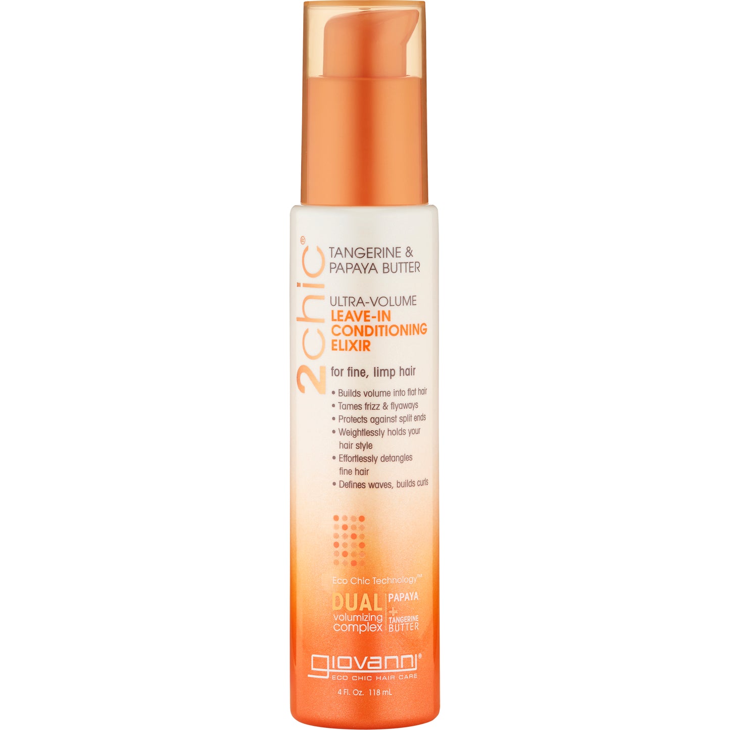 Giovanni 2chic Ultra Volume Leave In Conditioning & Styling Elixir - 118ml