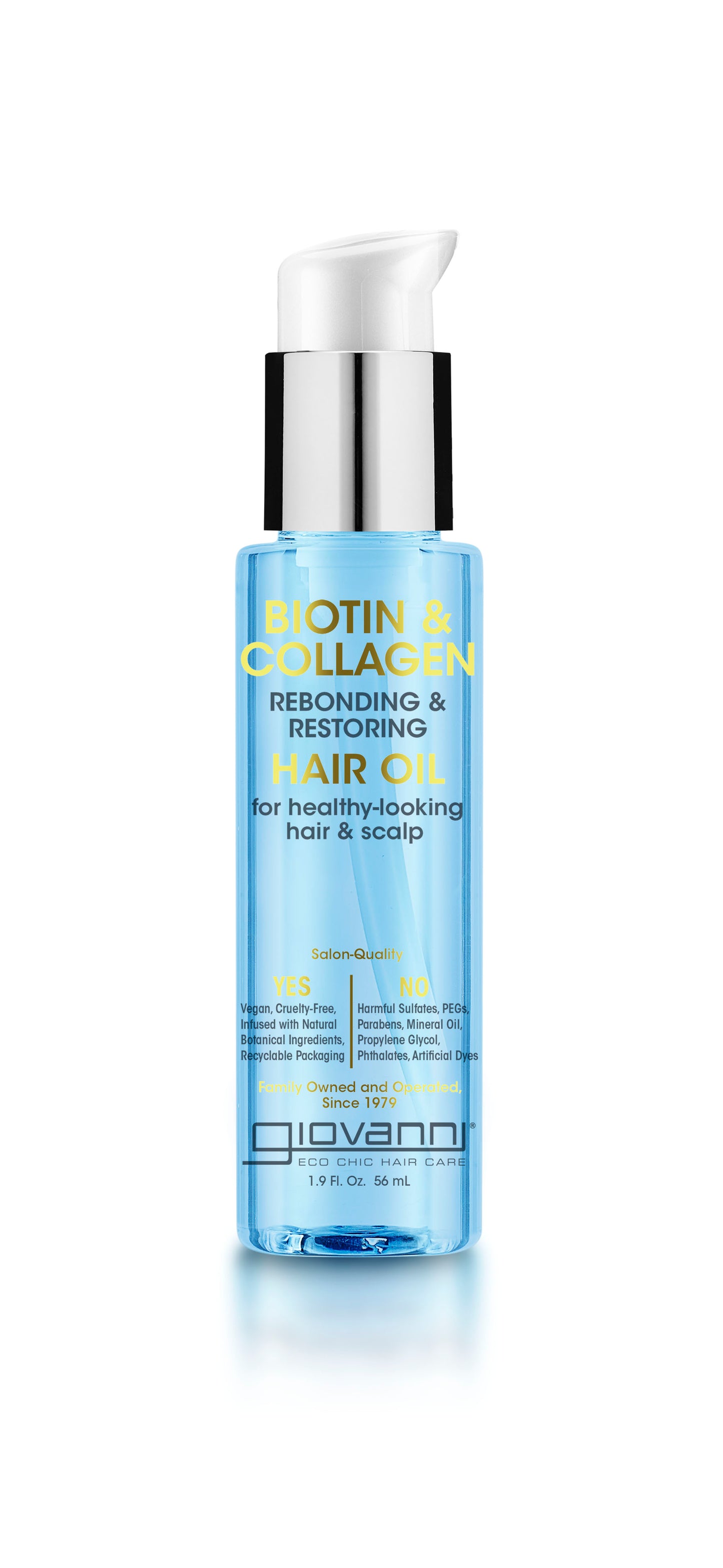 Giovanni Biotin & Collagen Strengthening Rebonding Hair Oil 56ml - 56ML