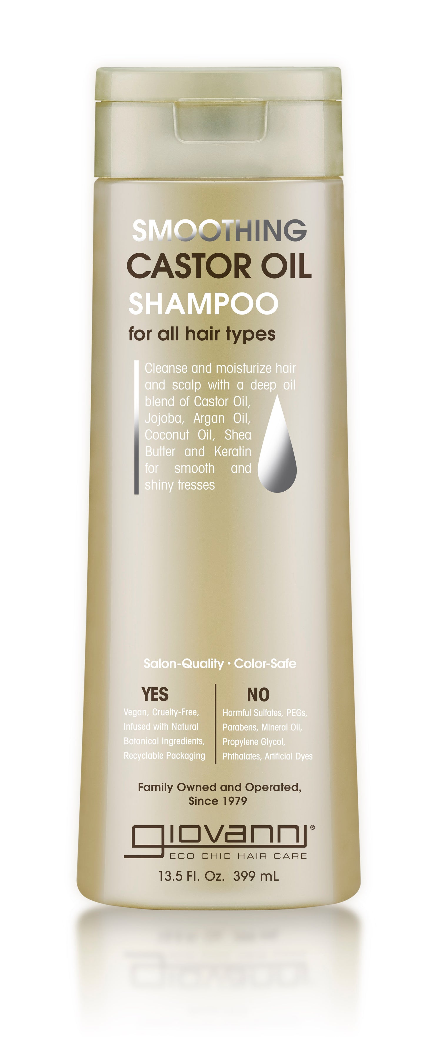 Giovanni Smoothing Castor Oil Shampoo - 399ml