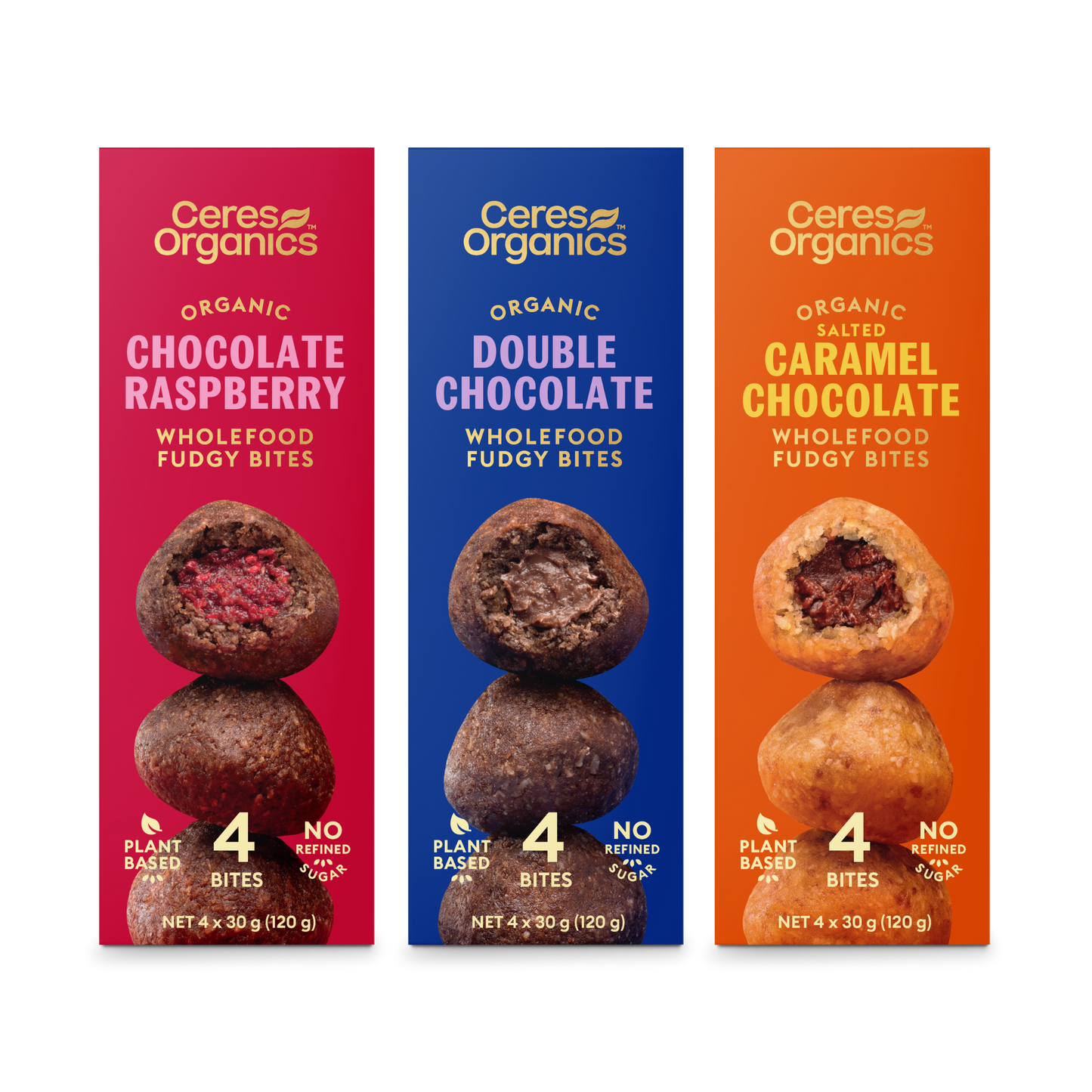 Organic Wholefood Fudgy Bites, 3-Pack Bundle