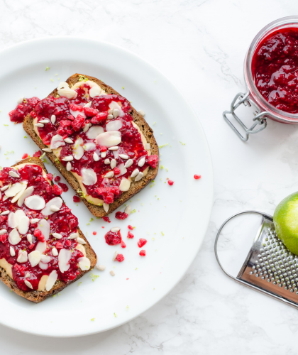 3 ingredient chia seed jam