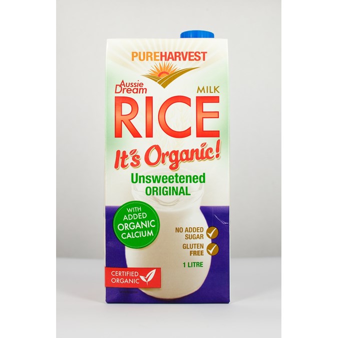 Aussie Dream Organic Rice Milk + Calcium - 1lt