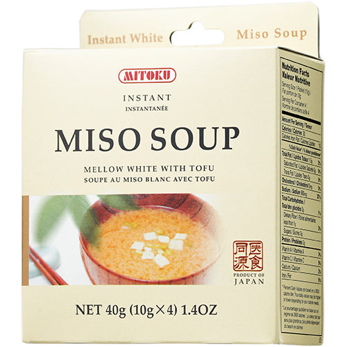 Instant Miso Soup - Mellow White with Tofu 10g x 4 - 10g x 4