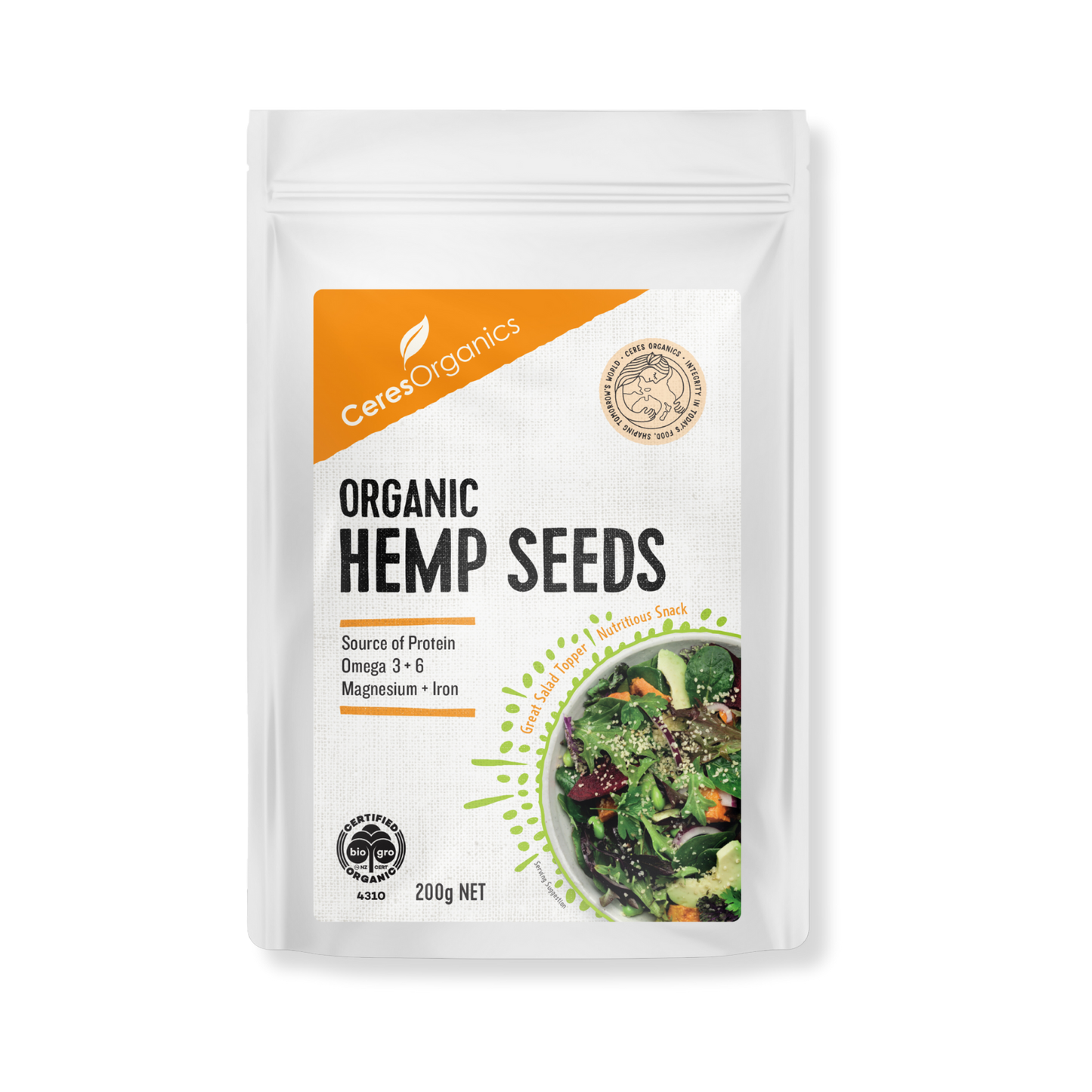 Organic Hemp Seeds - 200g