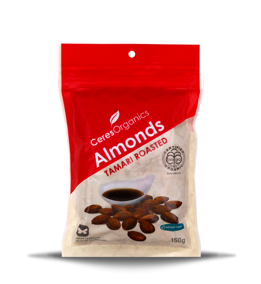 Organic Almonds, Tamari Roasted - 150g