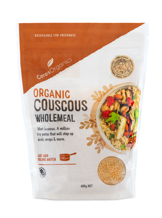 Organic Couscous, Wholemeal - 400g