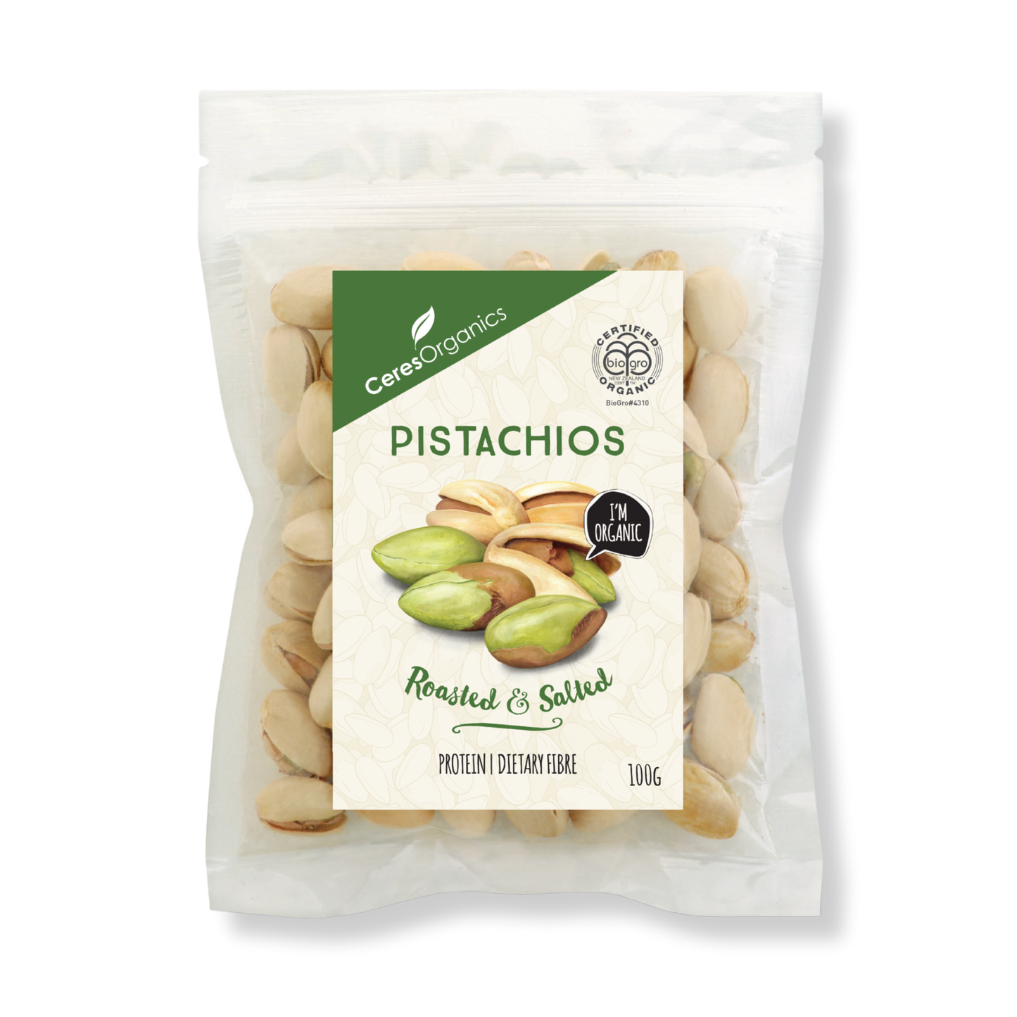 Organic Pistachios - 100g