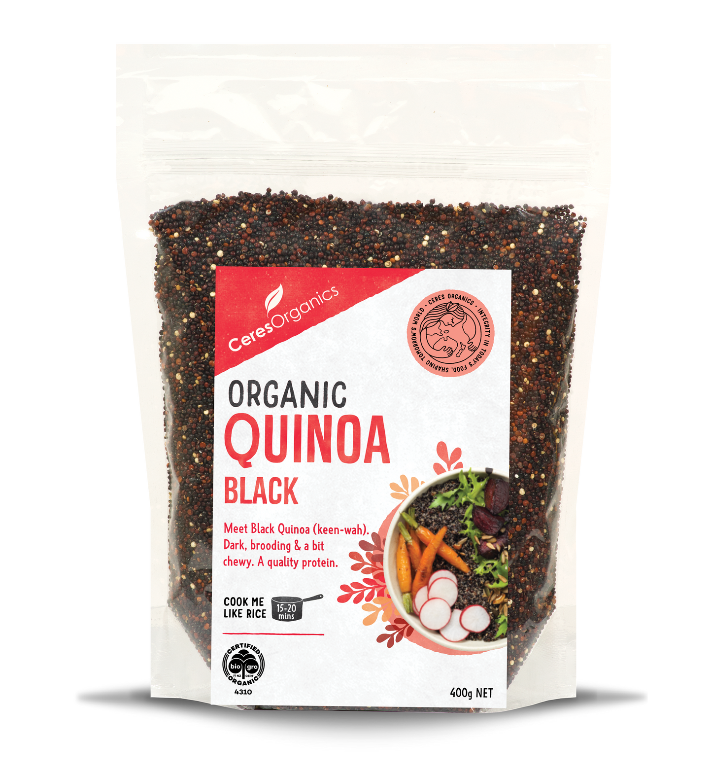 Organic Quinoa, Black - 400g