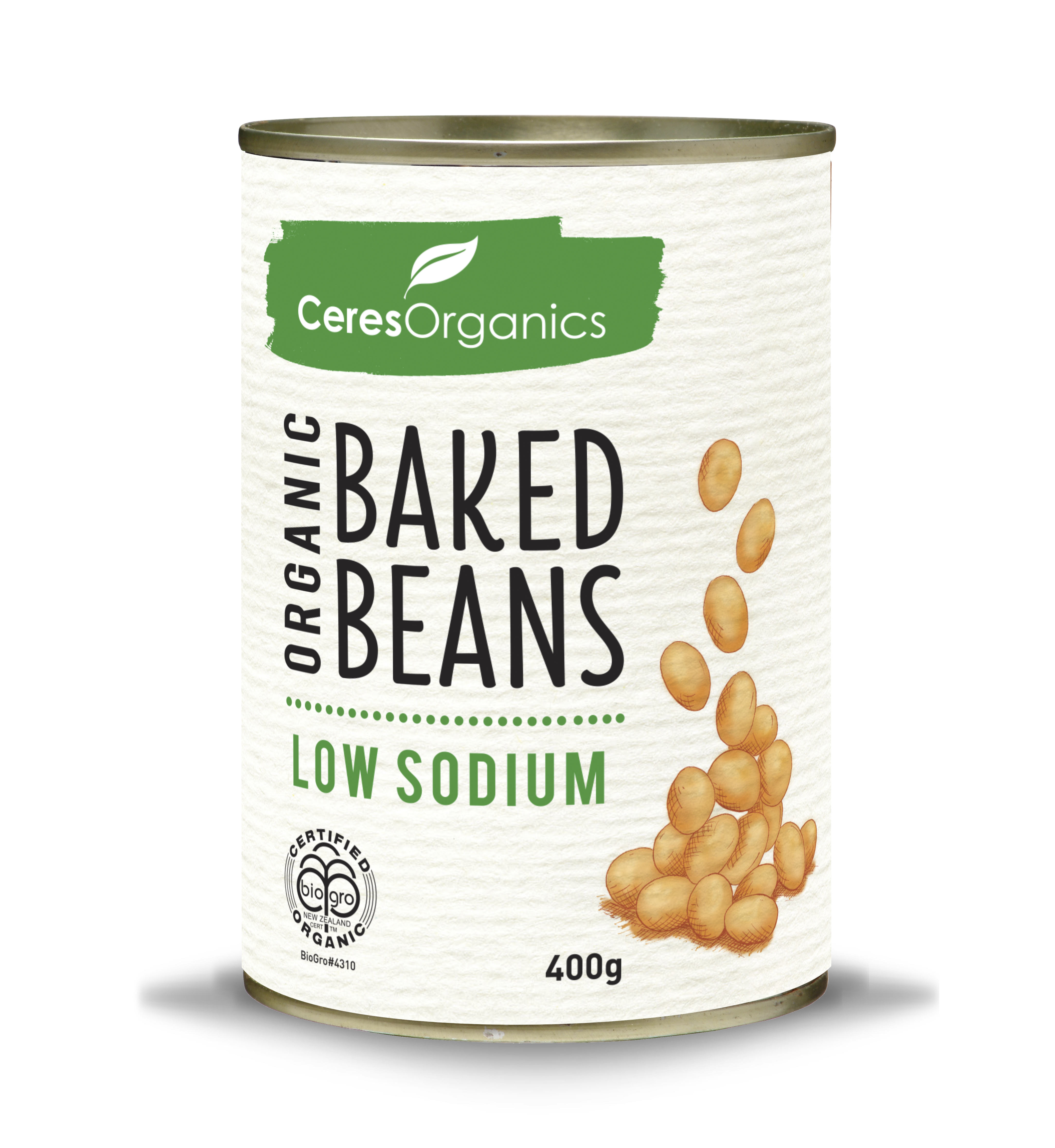 Organic Baked Beans, Low Sodium - 400g – Ceres Organics