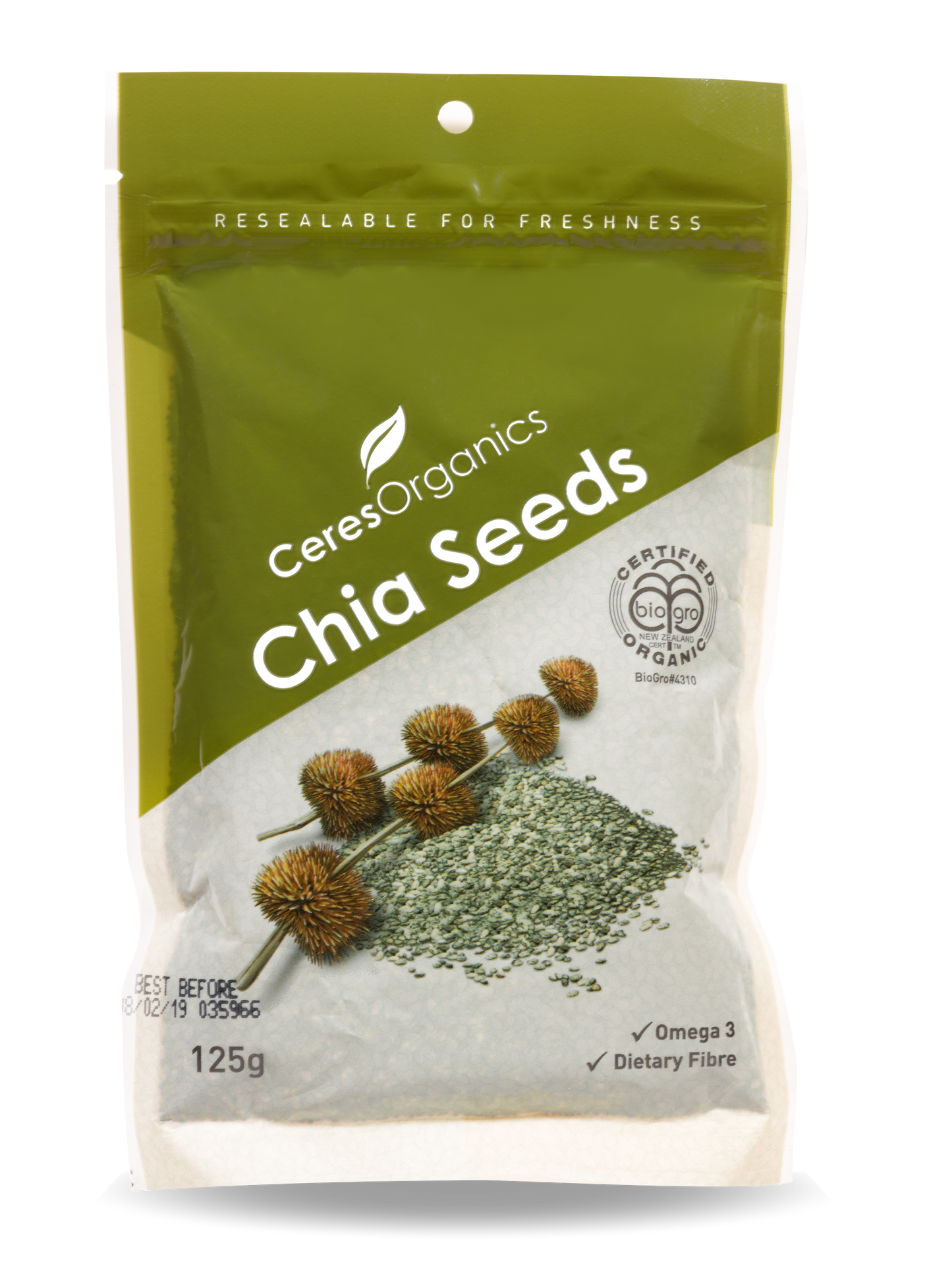 Organic Chia Seeds - 125g