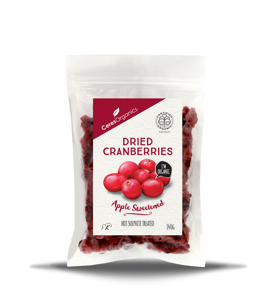 Organic Dried Cranberries - 140g