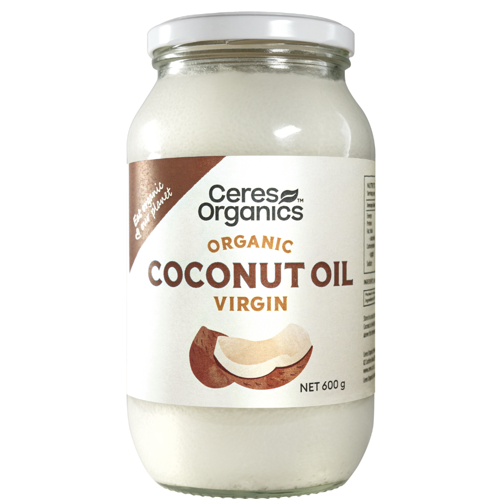 Organic Coconut Oil, Virgin Cold-Pressed - 600g