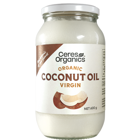 Organic Coconut Oil, Virgin Cold-Pressed - 600g