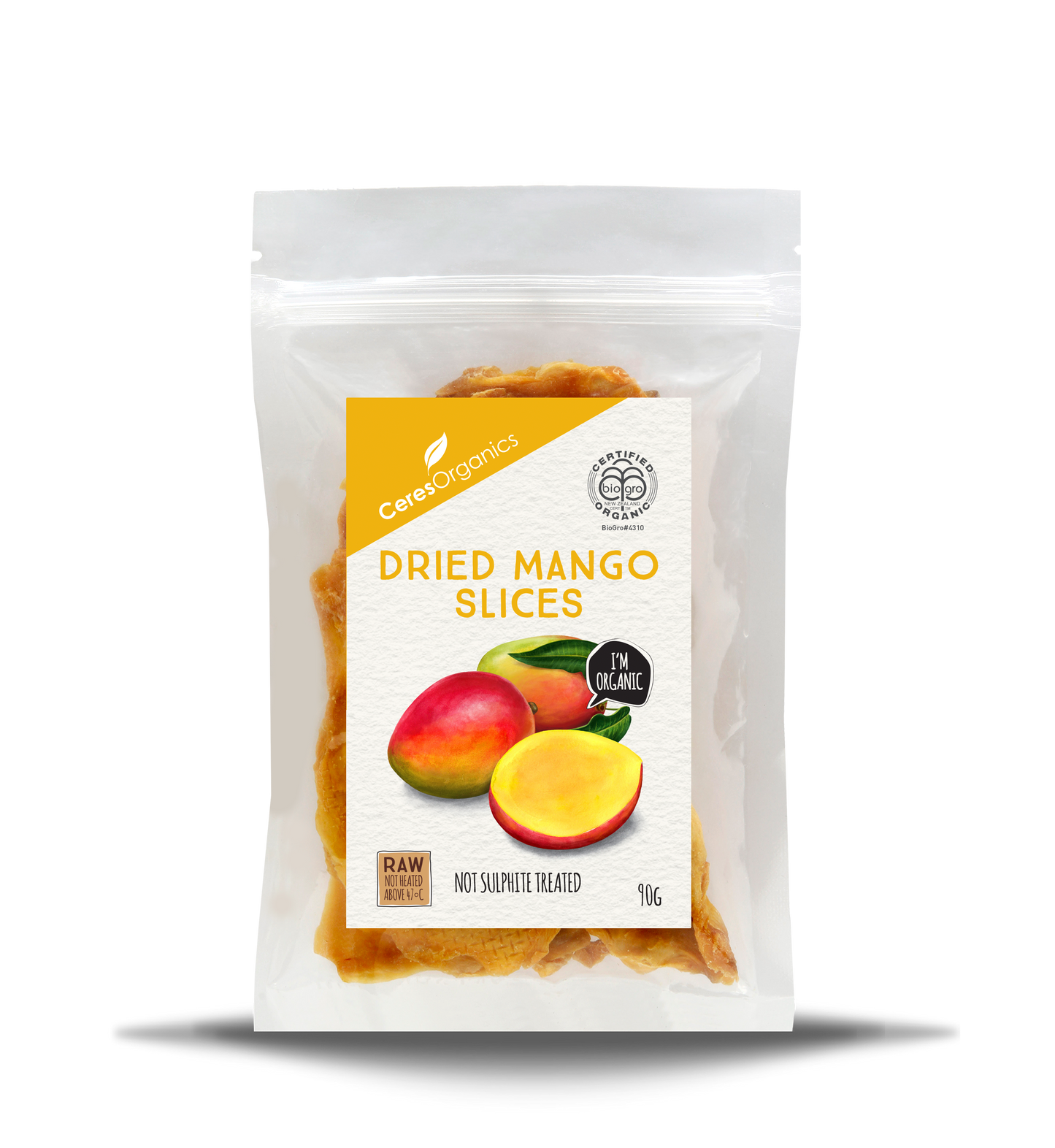 Organic Dried Mango Slices - 90g