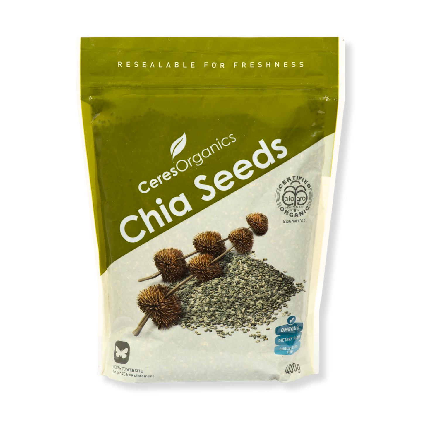 Organic Chia Seeds, Black - 400g