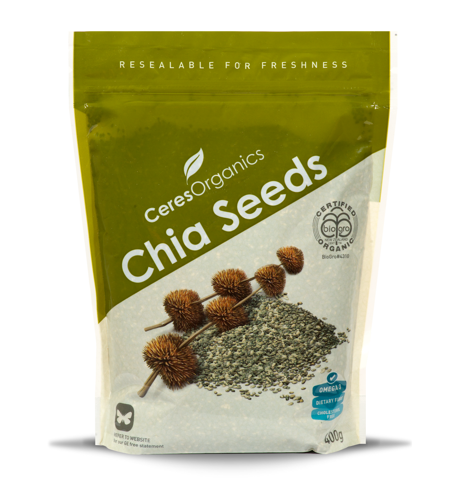 Organic Chia Seeds, Black - 400g