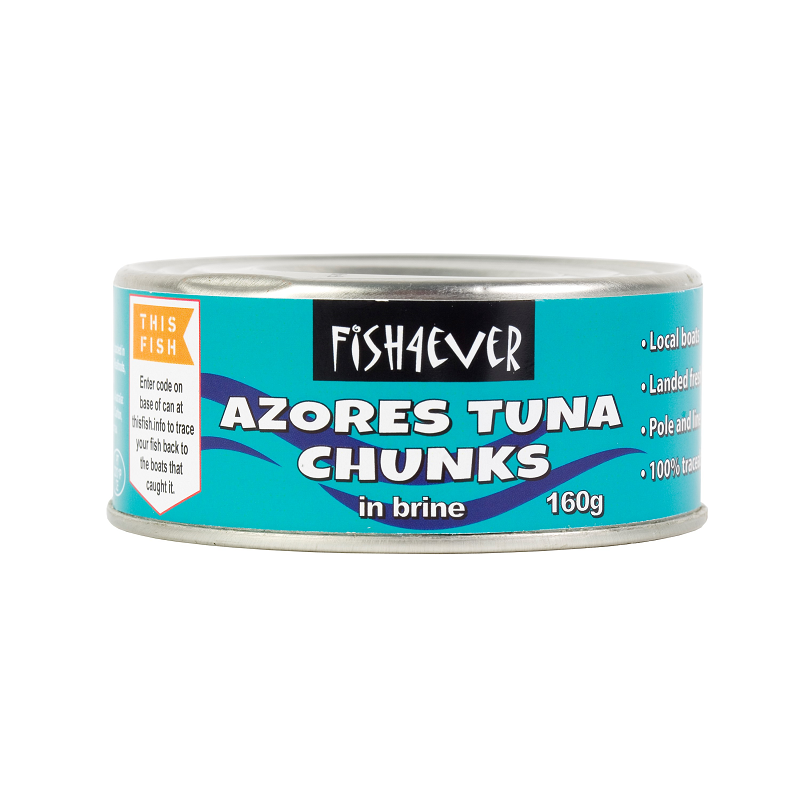 Skipjack Tuna Chunks In Brine (Sustainably fished) - 160g