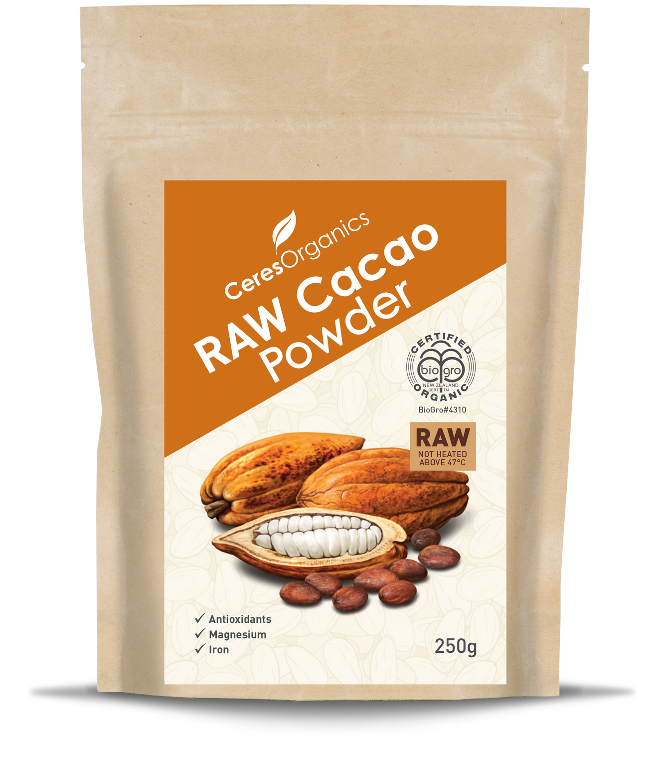 Organic RAW Cacao Powder - 250 g – Ceres Organics