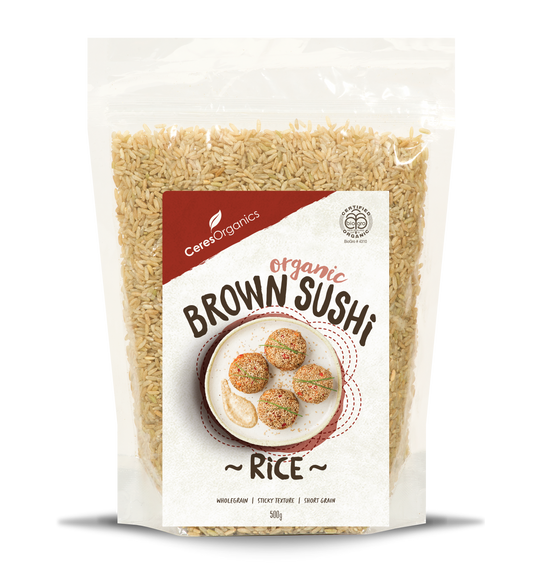 Organic Brown Sushi Rice - 500g