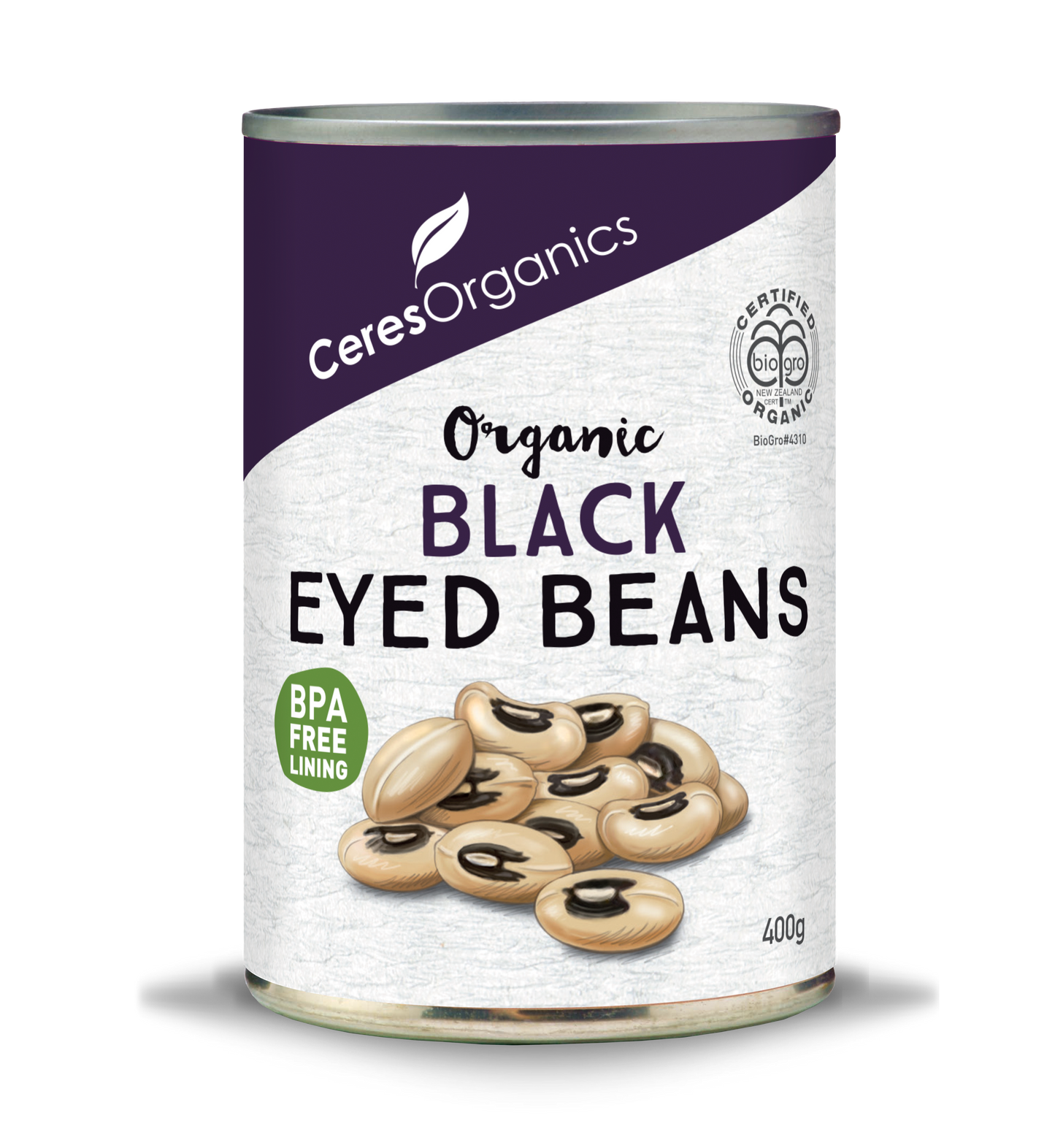 Organic Black Eyed Beans - 400g
