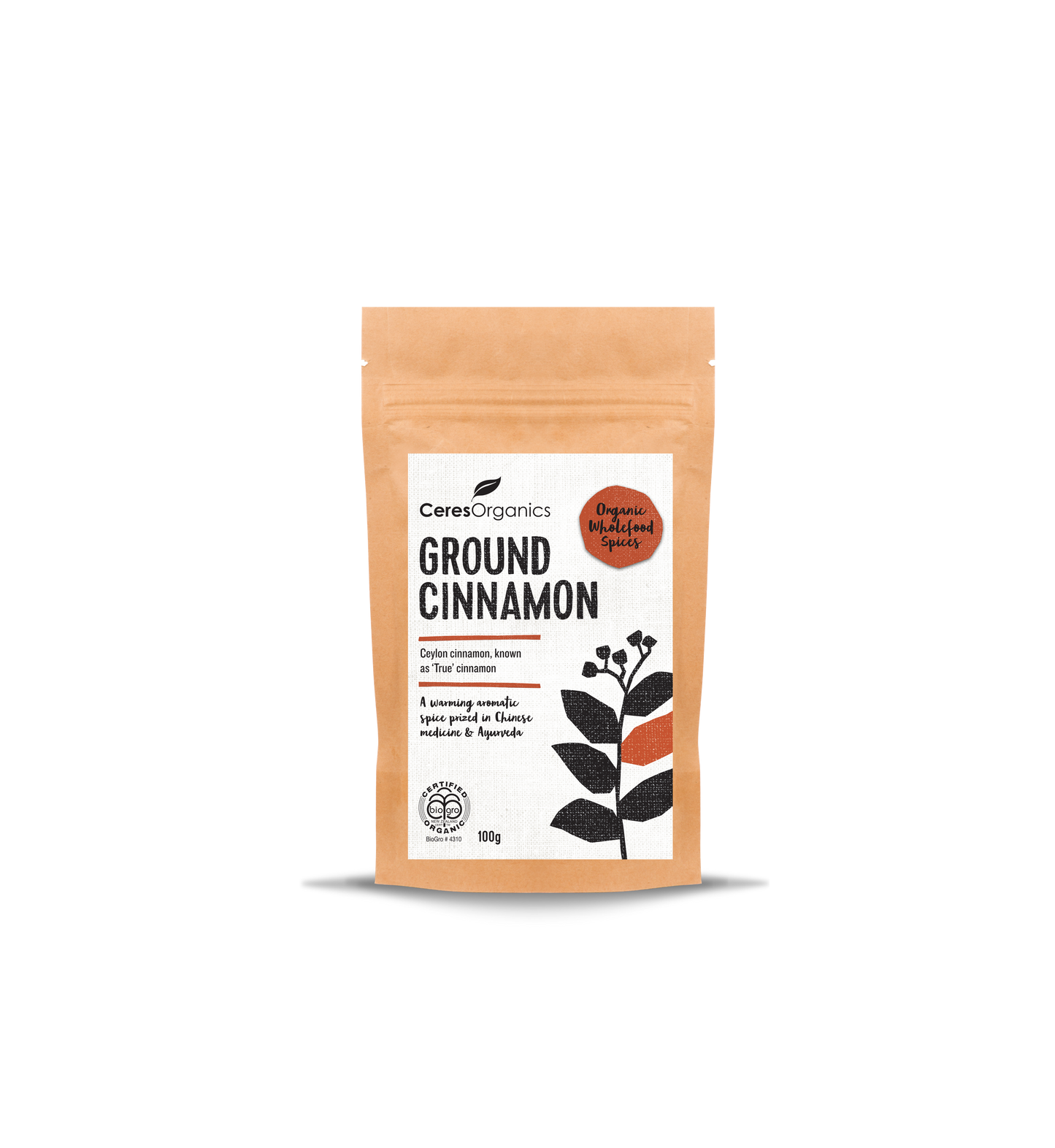 Organic Ground Cinnamon - 100g
